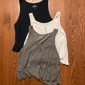 Pack of 3 Hollister Tank Tops